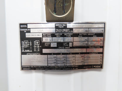 Linde 0009703503 Forklift Motor Contactor Assembly 48VDC Removed From E20C