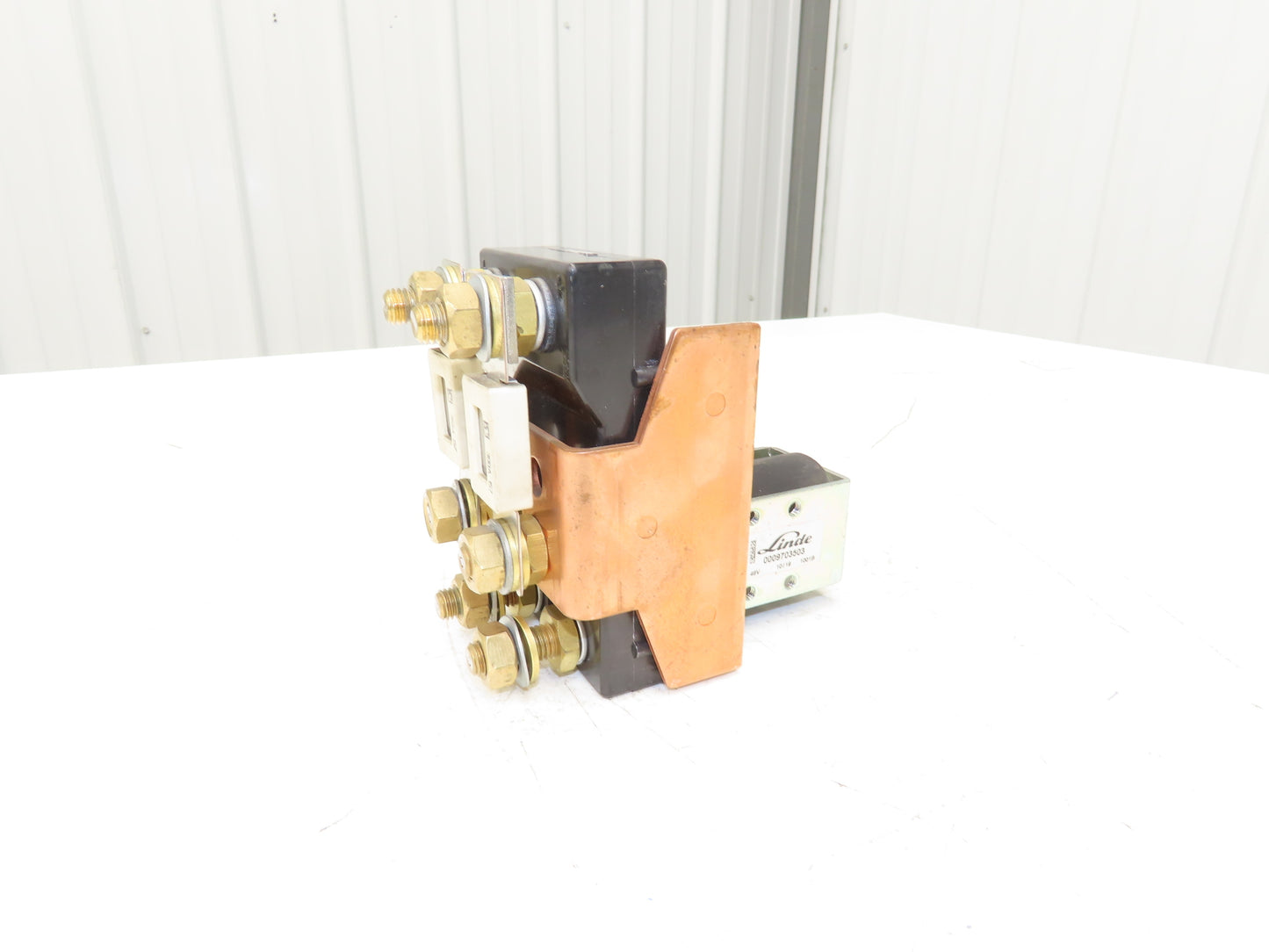 Linde 0009703503 Forklift Motor Contactor Assembly 48VDC Removed From E20C