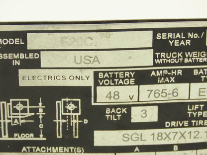 Linde 7 91 6400 996 Forklift Electronic Resistor Module Removed From E20C