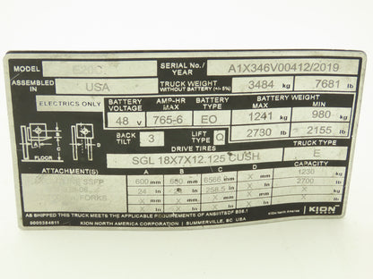 Linde 7 91 6400 996 Forklift Electronic Resistor Module Removed From E20C