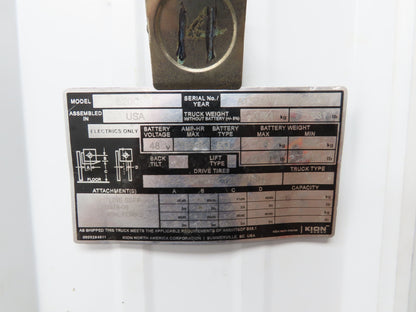 Global Equipment Monitoring Forklift Sapphire Interface Box HV Linde E20C