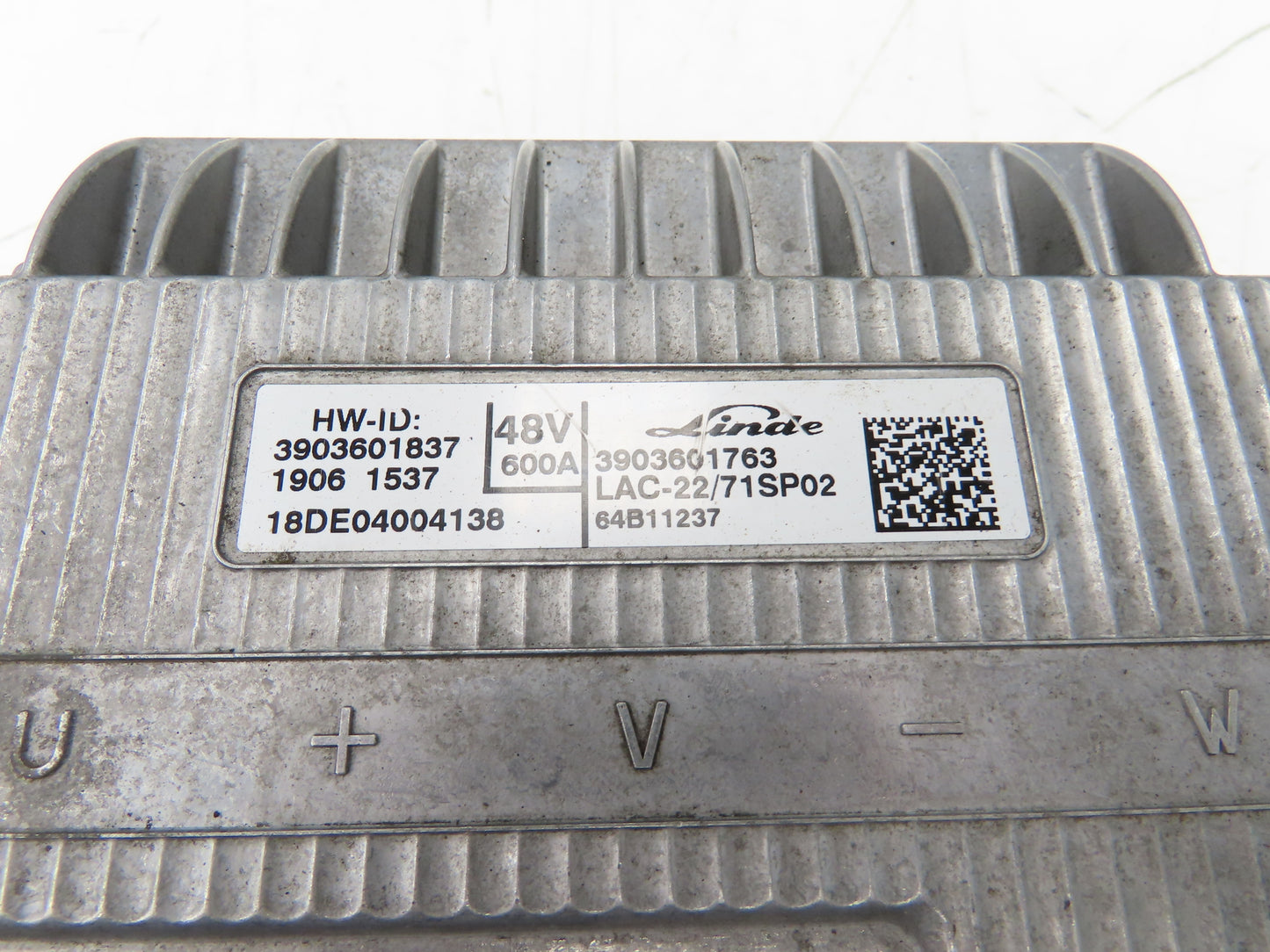 Linde 3903601837 Forklift Motor Controller Module 48VDC Removed From E20C