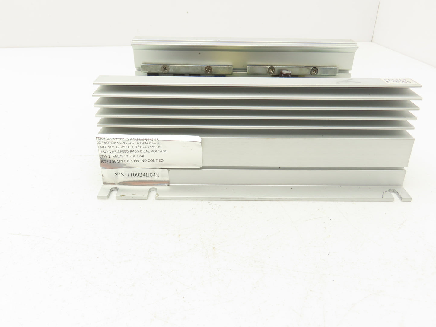 Graham 176B8013 DC Motor Speed Control SCR Drive 2Hp 90/180V Torque Regen Drive