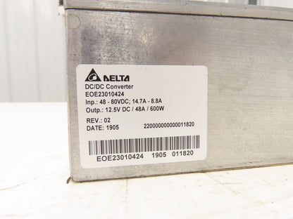 Delta EOE23010424 Forklift DC/DC Converter 48-80V In 12.5V Out Off Linde E20C
