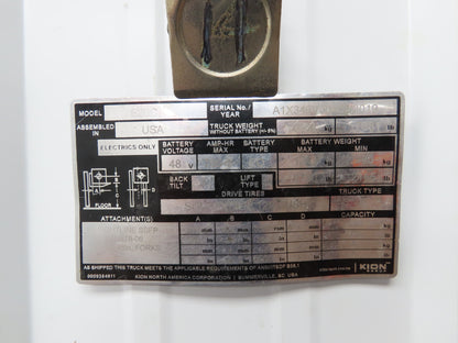 Delta EOE23010424 Forklift DC/DC Converter 48-80V In 12.5V Out Off Linde E20C
