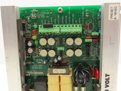 Graham 176B8013 DC Motor Speed Control SCR Drive 2Hp 90/180V Torque Regen Drive