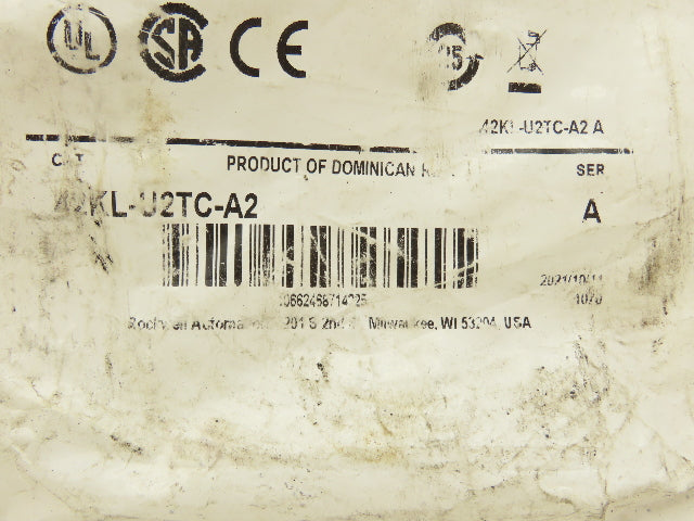 Allen Bradley 42KL-U2TC-A2 Minisight Photoelectric Sensor 5m Reflective Ser A