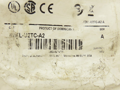 Allen Bradley 42KL-U2TC-A2 Minisight Photoelectric Sensor 5m Reflective Ser A