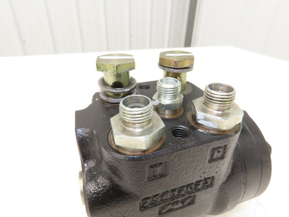 Linde 3865421203 Forklift Hydraulic Power Steering Pump Removed From E20C