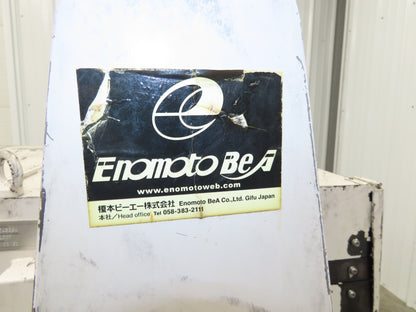 Enomoto MA-500H 25"W x 9' 3"L Chip Conveyor 22" Belt 40" Infeed 220V 3PH