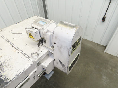 Enomoto MA-500H 25"W x 9' 3"L Chip Conveyor 22" Belt 40" Infeed 220V 3PH