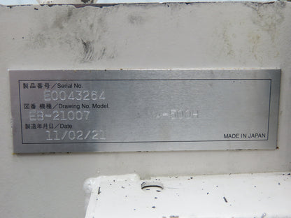 Enomoto MA-500H 25"W x 9' 3"L Chip Conveyor 22" Belt 40" Infeed 220V 3PH