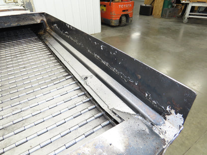 Enomoto MA-500H 25"W x 9' 3"L Chip Conveyor 22" Belt 40" Infeed 220V 3PH