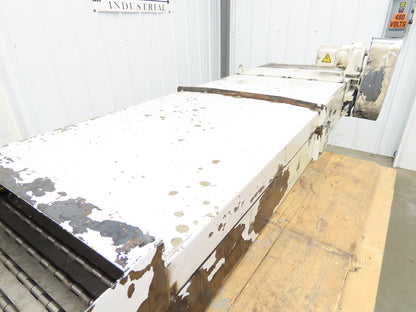 Enomoto MA-500H 25"W x 9' 3"L Chip Conveyor 22" Belt 40" Infeed 220V 3PH
