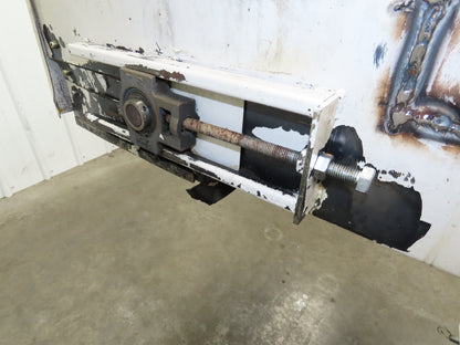 Enomoto MA-500H 25"W x 9' 3"L Chip Conveyor 22" Belt 40" Infeed 220V 3PH