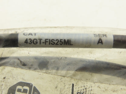 Allen Bradley 43GT-FIS25ML Glass Fiber Optic Cable 36" Length Ser A