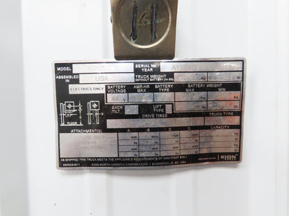 Linde Forklift Step Toe kick Plastic Shroud Set Removed From E20C