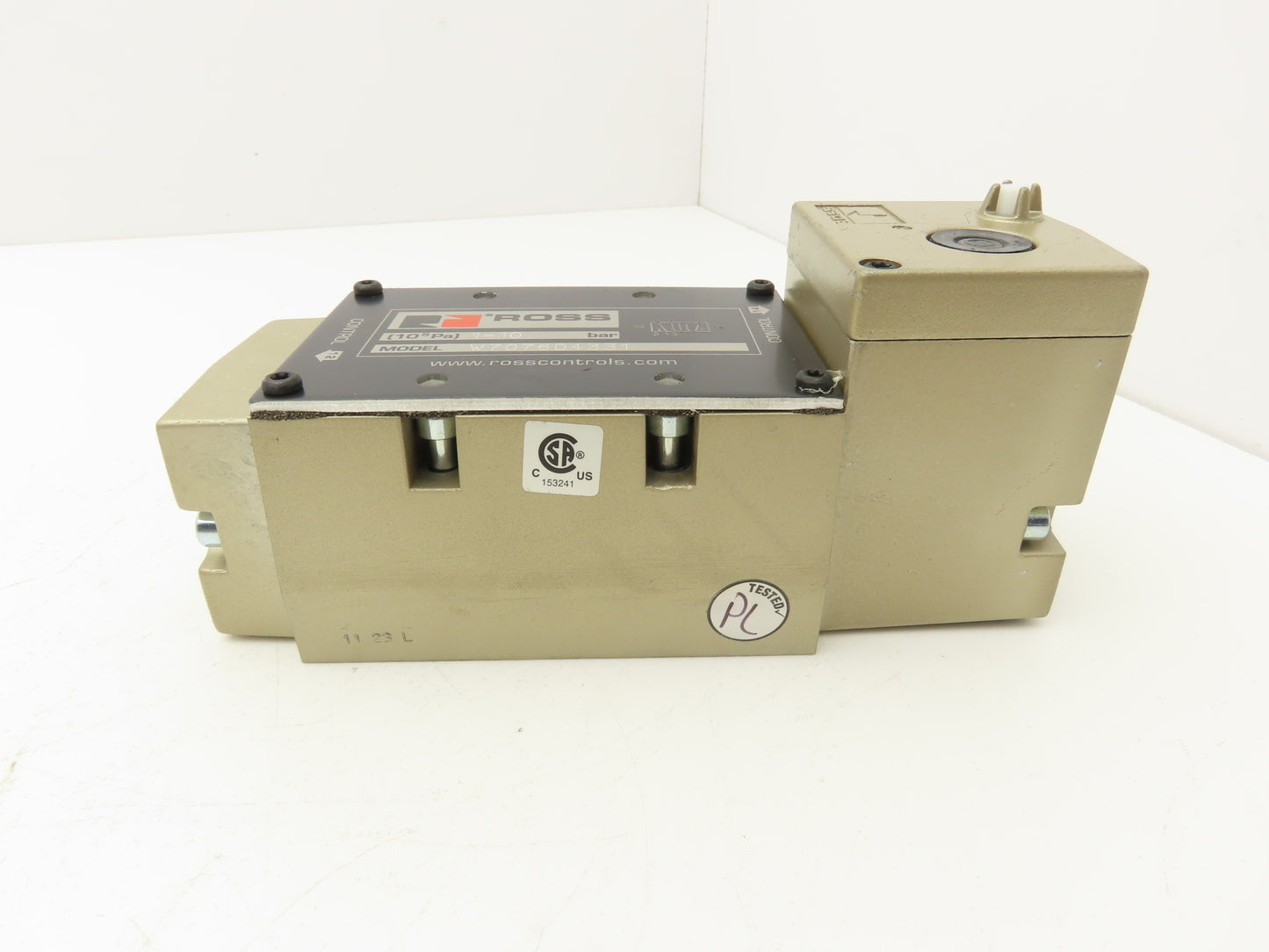 Ross Controls W7076D4331Z Pneumatic Dual Solenoid Air Valve 14.5-145psi 110-120v