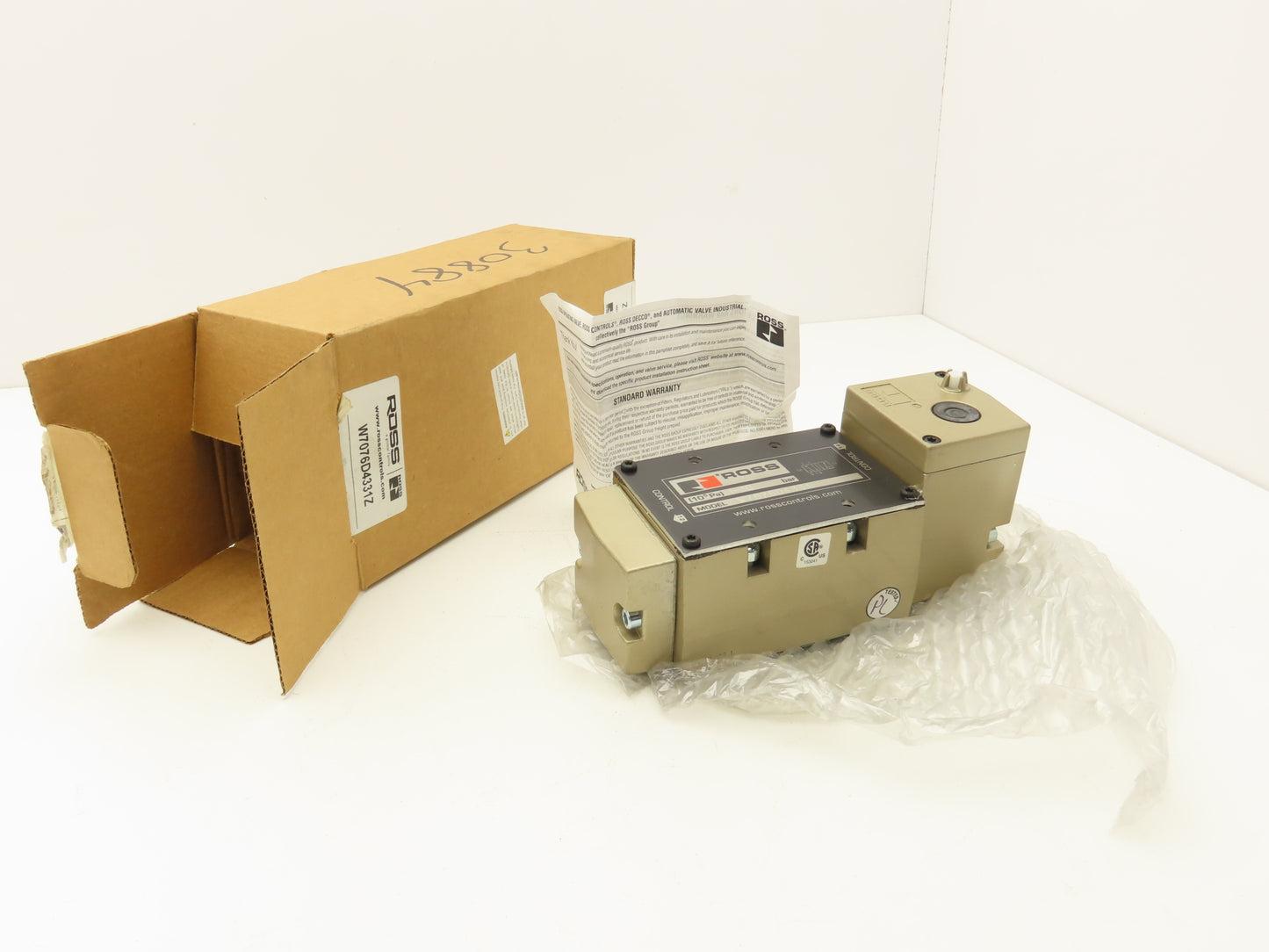 Ross Controls W7076D4331Z Pneumatic Dual Solenoid Air Valve 14.5-145psi 110-120v