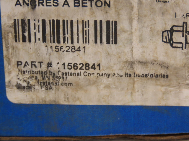 Fastenal 11562841 Wedge Anchor Concrete 3/4" x 5-1/2" Zink Plated Lot of 13