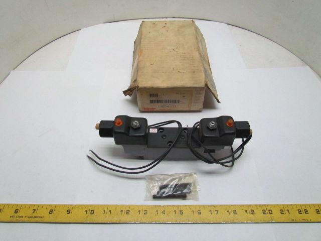 Schrader Bellows L7652421153 Double Solenoid Directional Flow Control Valve 120V