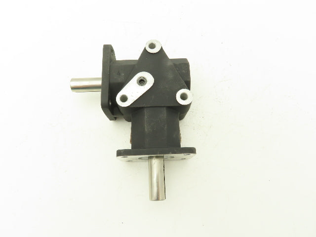 Crown 108806 ZERO-MAX Right Angled Gear Drive 5/8 Two-Way Shaft 1:1 Ratio