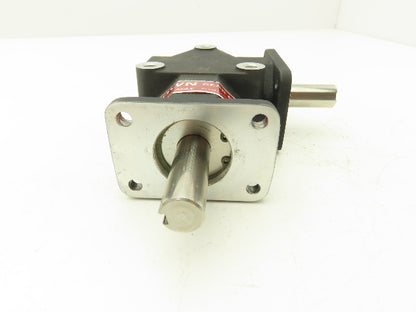 Crown 108806 ZERO-MAX Right Angled Gear Drive 5/8 Two-Way Shaft 1:1 Ratio