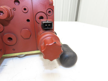 Linde 000143179518 Hydraulic 4-Lever Spool Valve Forklift Mast Control Off E20C