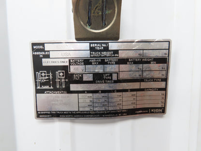 Linde 000143179518 Hydraulic 4-Lever Spool Valve Forklift Mast Control Off E20C
