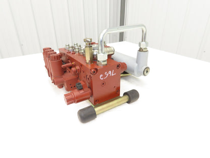 Linde 000143179518 Hydraulic 4-Lever Spool Valve Forklift Mast Control Off E20C