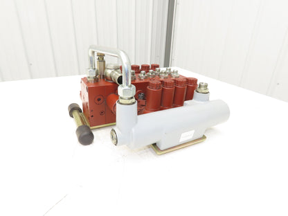 Linde 000143179518 Hydraulic 4-Lever Spool Valve Forklift Mast Control Off E20C