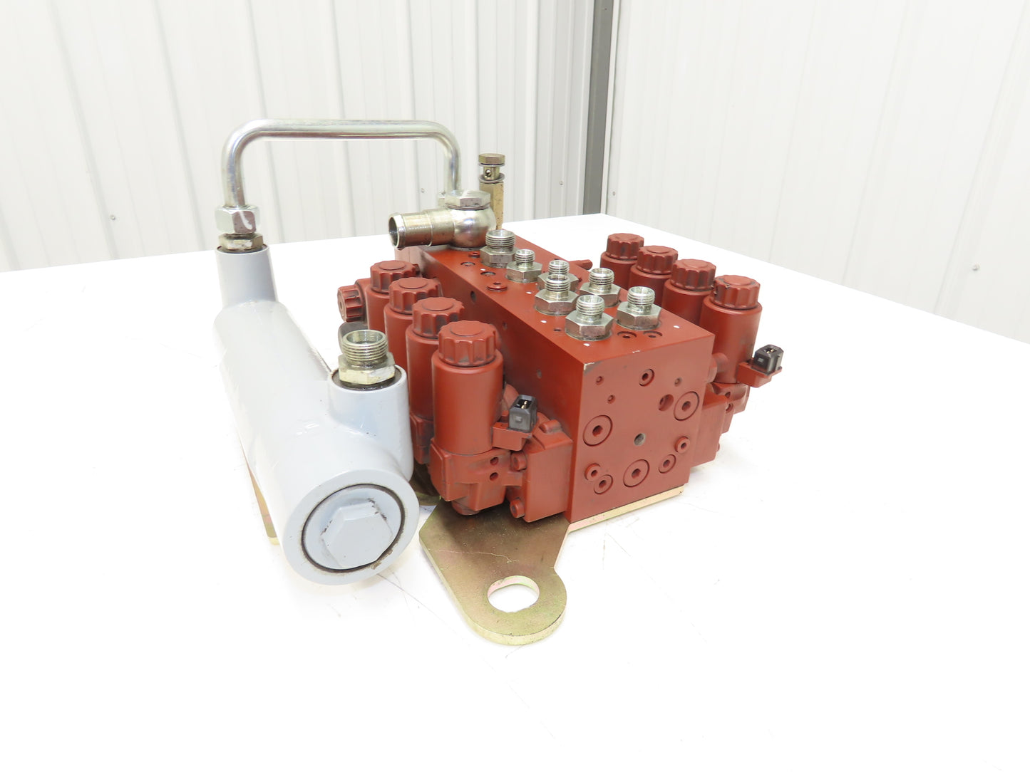 Linde 000143179518 Hydraulic 4-Lever Spool Valve Forklift Mast Control Off E20C