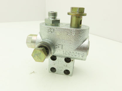 Linde 0009443041 Electric Forklift Flow Control Valve Removed From E20C