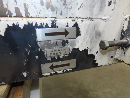 Enomoto MA-500H 25"W x 9' 2"L Chip Conveyor 22" Belt 40" Infeed 220V 3PH