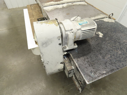 Enomoto MA-500H 25"W x 9' 2"L Chip Conveyor 22" Belt 40" Infeed 220V 3PH