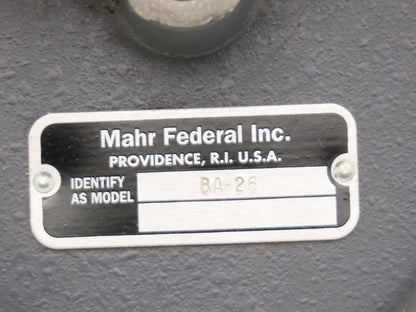 Mahr Federal BA-26 Indicator Snap Gage Bench Stand Only