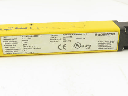 Schmersal SLC440COM-E-0890-14 Safety Light Curtain Transmitter Only