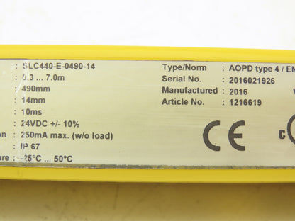 Schmersal  Safety Light Curtain Transmitter Only Clear Lense