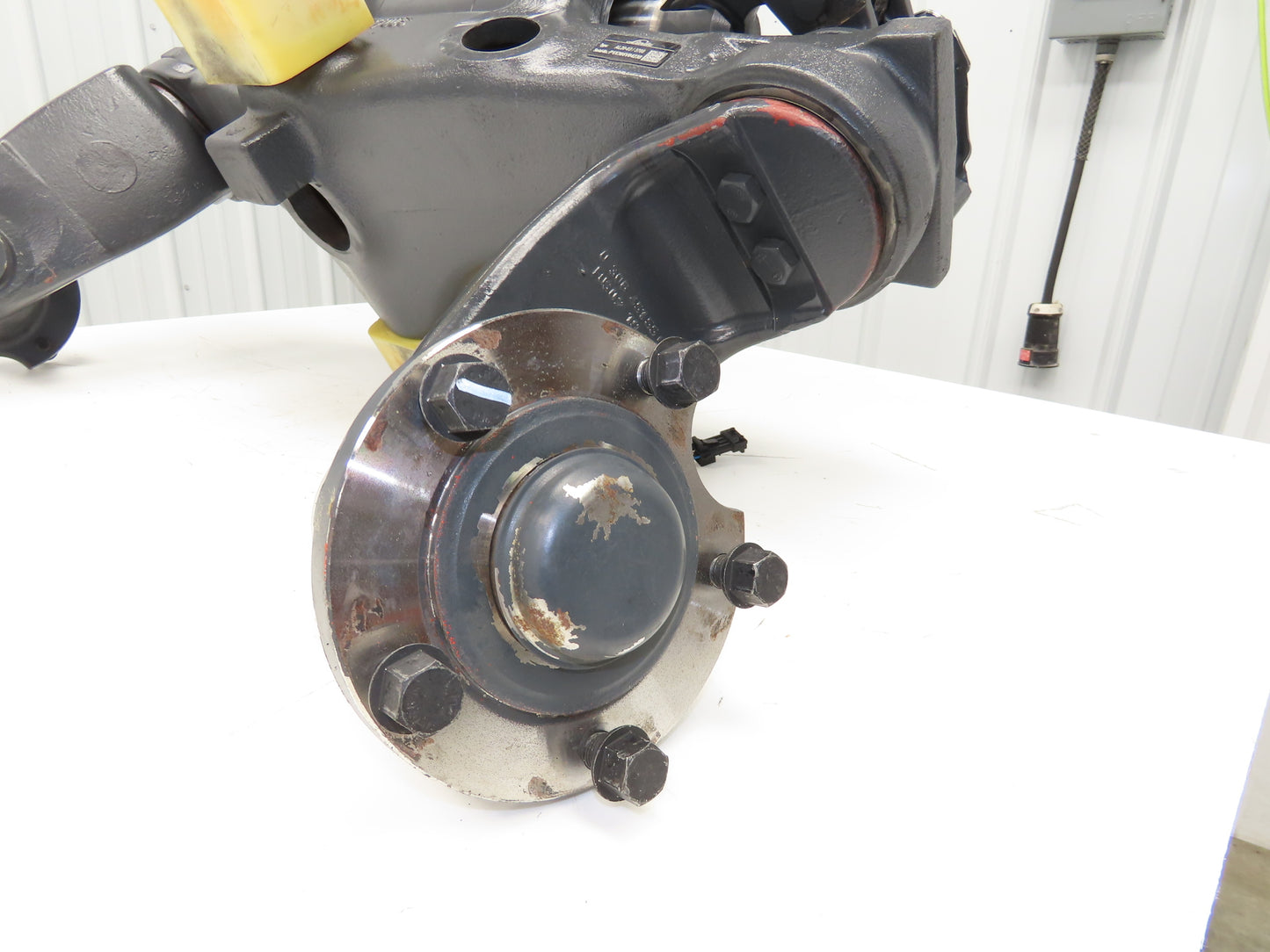 Linde AL20-03/3708 Forklift Rear Axle Dual Hydraulic Steering Assembly Off E20C