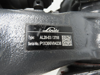 Linde AL20-03/3708 Forklift Rear Axle Dual Hydraulic Steering Assembly Off E20C