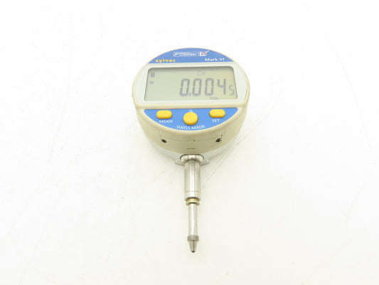 Fowler Sylvac Mark VI Digital Gage Indicator 1/2" 0-.500" 12.5mm Range .0005"