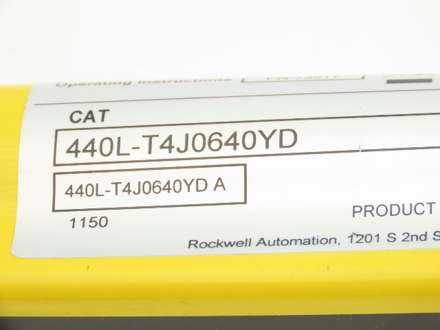 Allen Bradley 440L-P4J0640YD Light Curtain Guard Shield Receiver/Transmitter Set