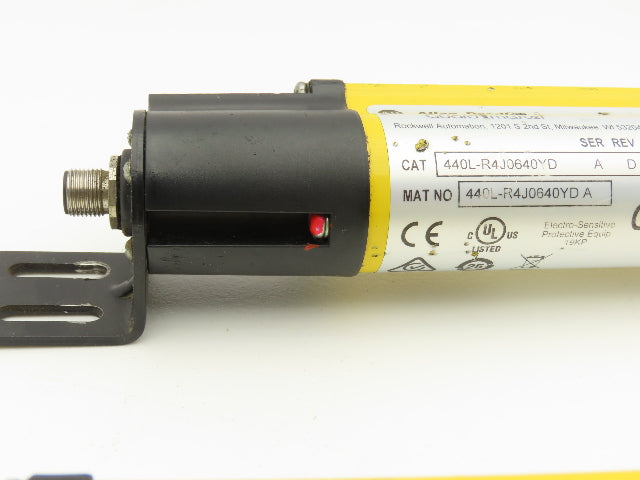 Allen Bradley 440L-P4J0640YD Light Curtain Guard Shield Receiver/Transmitter Set