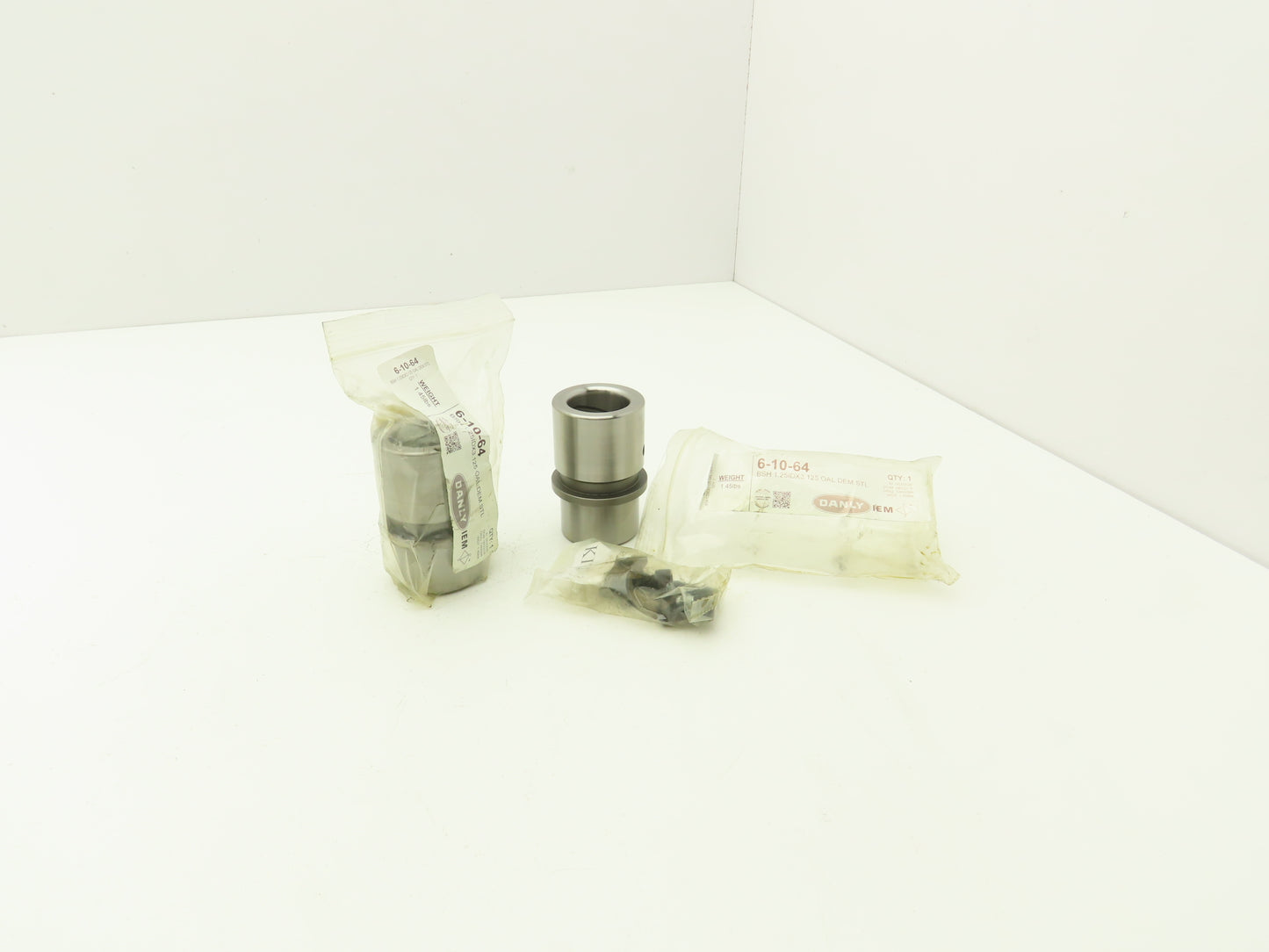 Danley IEM 6-10-64 Steel Demountable Shoulder Bushing 1.25" ID x 3.125" Lot of 2
