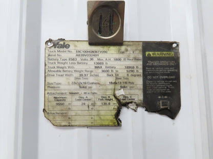 General Electric IC4486CNV4LF Forklift DC/DC Converter 48/12V Off Yale ERC100HGN
