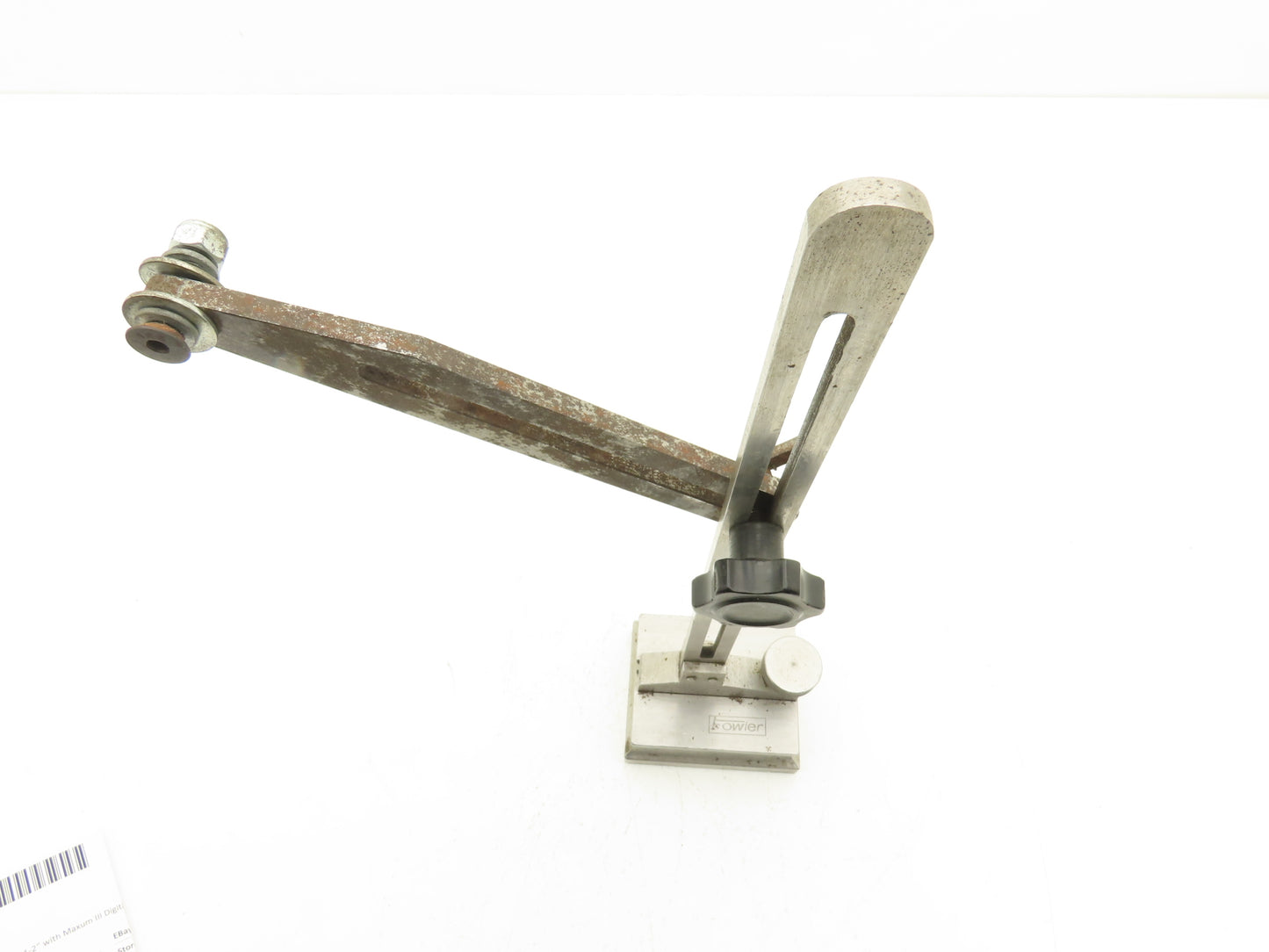 Fowler 12" Indicator Gage Transfer Stand 7" Arm Steel Base