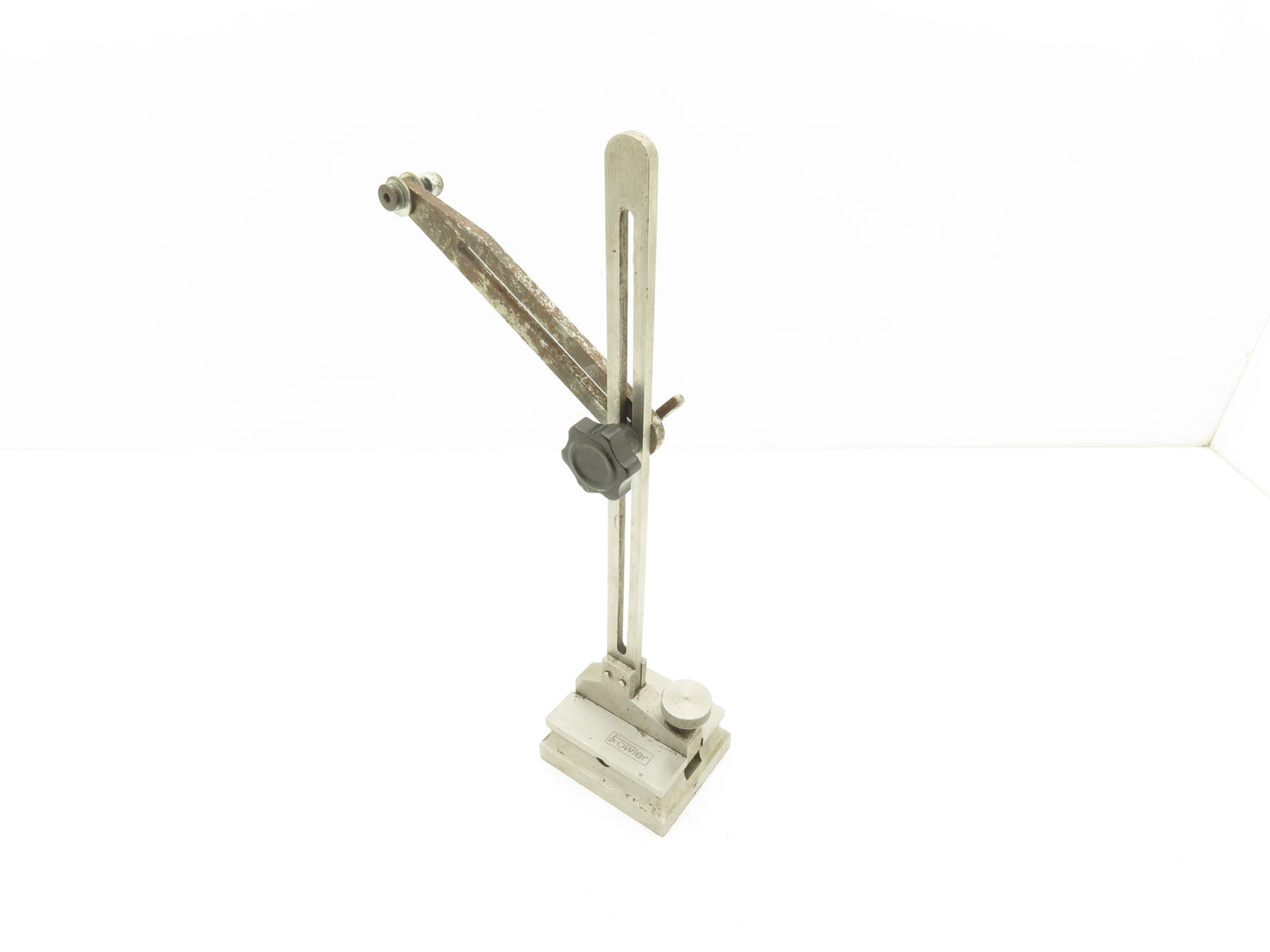 Fowler 12" Indicator Gage Transfer Stand 7" Arm Steel Base
