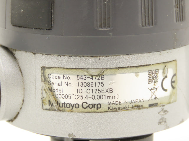 Mitutoyo 543-472B Absolute Digimatic Indicator Gage 0-1" 25.4mm .00005"