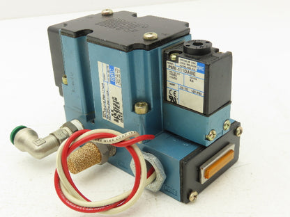 MAC 6311D-212-PM-111DA Pneumatic Solenoid Valve 120V 60Hz 3/8"NPT Manifold