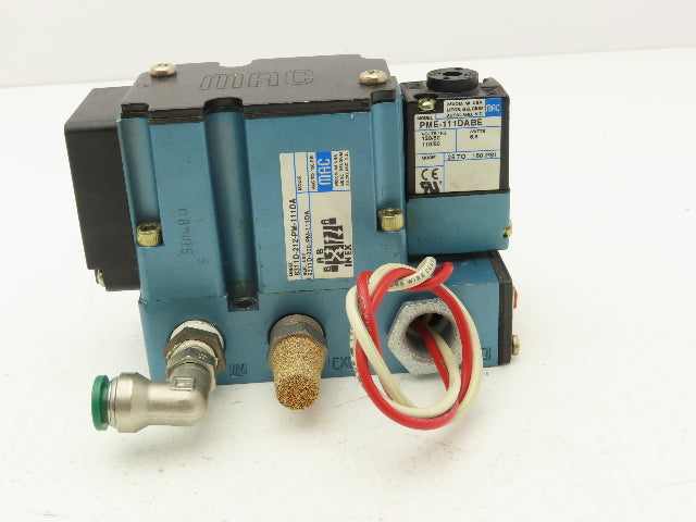 MAC 6311D-212-PM-111DA Pneumatic Solenoid Valve 120V 60Hz 3/8"NPT Manifold